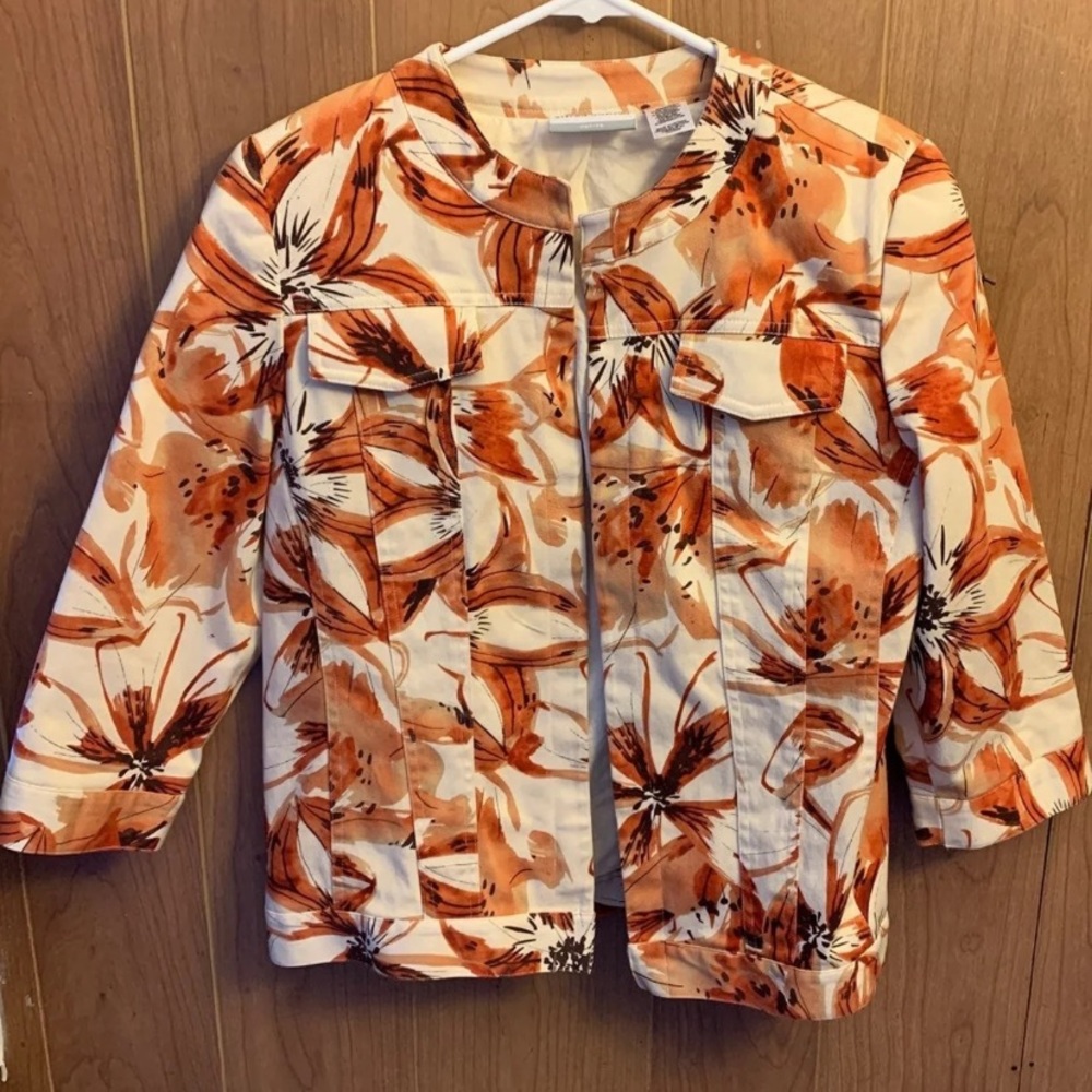 Woman’s 6P 3/4 Sleeve Open Jacket
